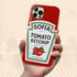 Personalized Tomato Hot Ketchup Bottle iPhone Case