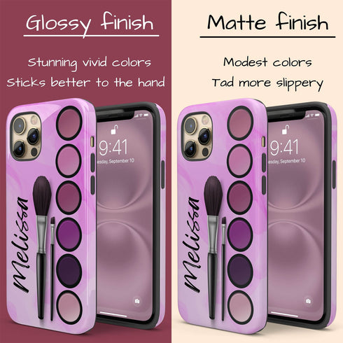 Personalized Glamorous Makeup Kit iPhone Case