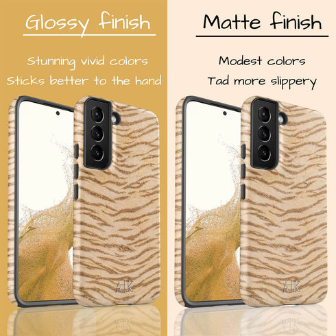 Personalized Velvet Tiger Galaxy Case