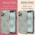 Custom Initials Shabby Chic Rococo iPhone Case
