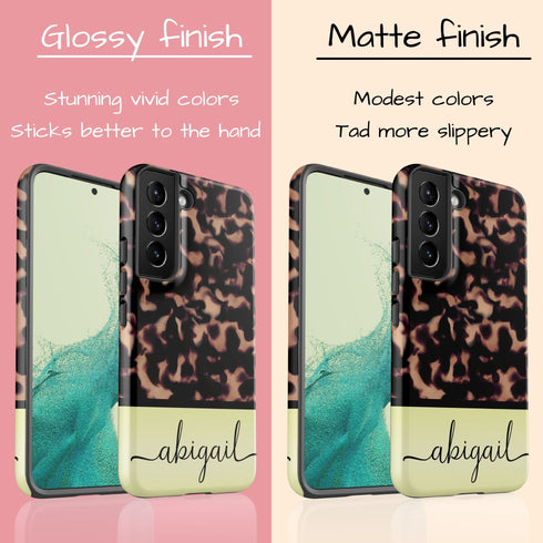 Gradient Color Custom Tortoiseshell Galaxy Case