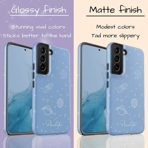 Personalized Pastel Universe Colors Galaxy Case