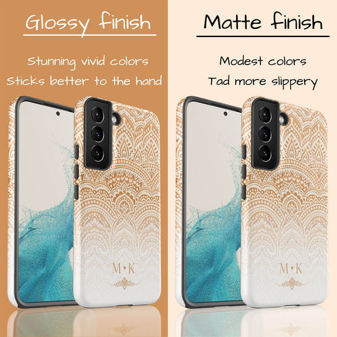 Custom Lotus Mandala Galaxy Case