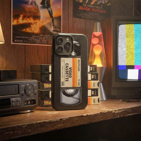 Personalized Retro VHS Video Cassette iPhone Case