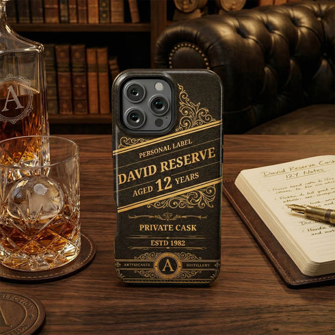 Personalized Prestigious Vintage Scotch iPhone Case