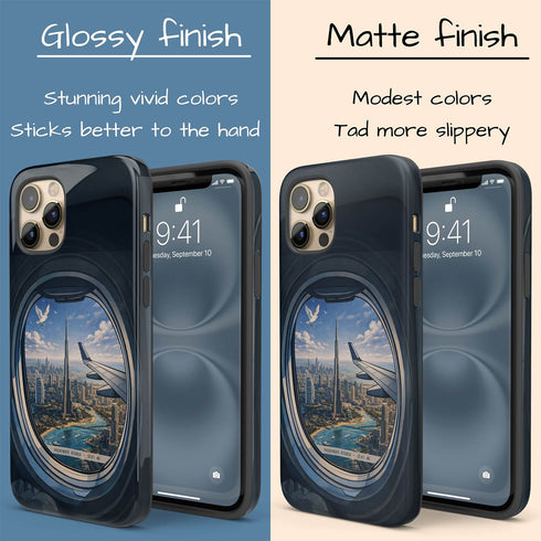 Personalized Iconic Window Seat iPhone Case