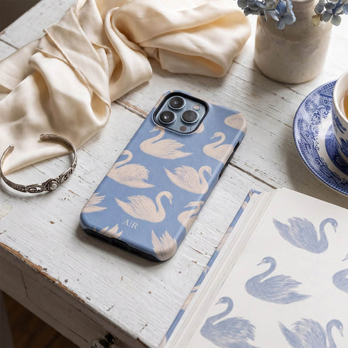 Personalized Swan Lake iPhone Case