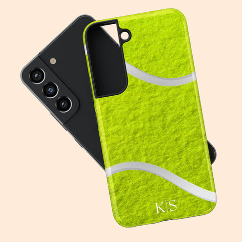 Sports Tennis Ball Initials Galaxy Case
