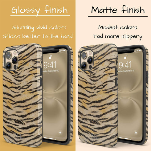 Personalized Velvet Tiger Collection iPhone Case