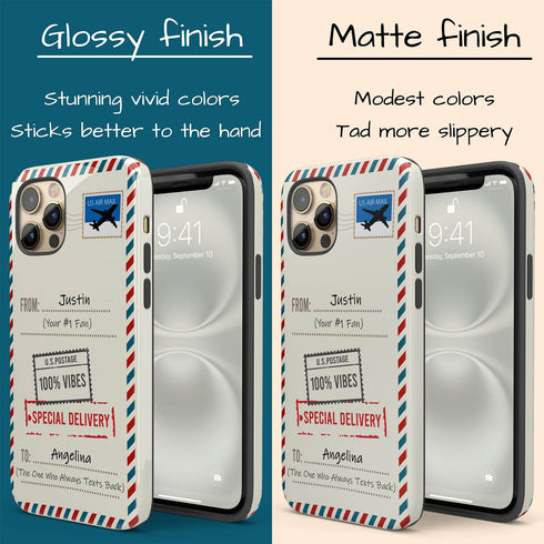 Personalized Classic Mailing Envelope iPhone Case