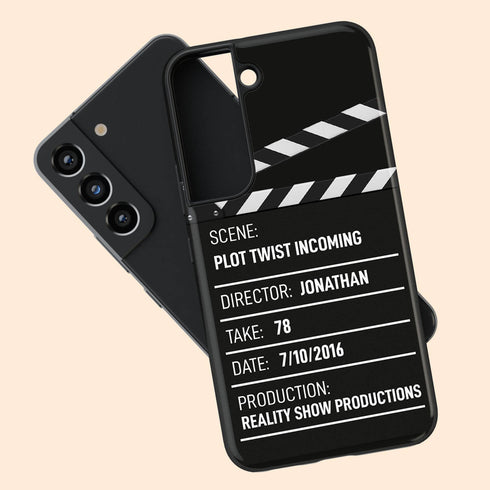Personalized Movie Directors Clapperboard Galaxy Case