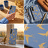 Personalized Golden Swallows Galaxy Case