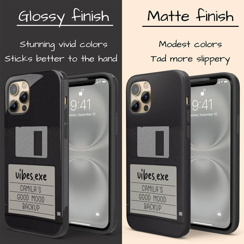 Personalized Emotional Backup Floppy Disk iPhone Case