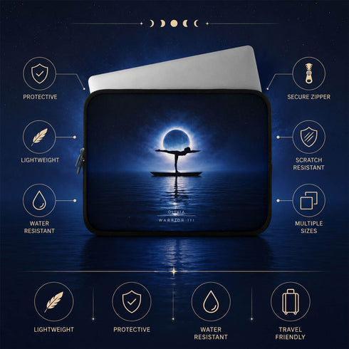 Personalized Celestial Yoga Laptop Sleeve
