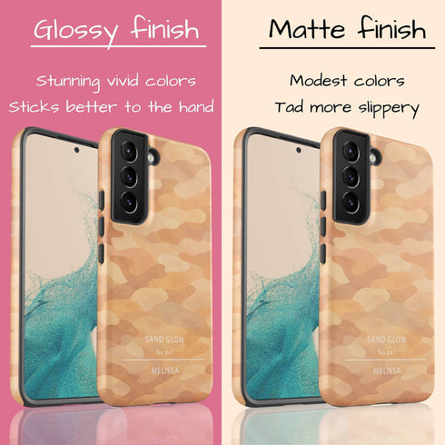 Personalized Gradient Bloom Camo Galaxy Case