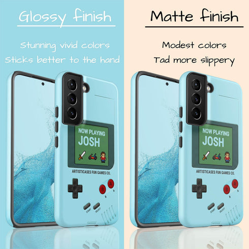 Personalized Pixel Retro Handheld Game Console Galaxy Case