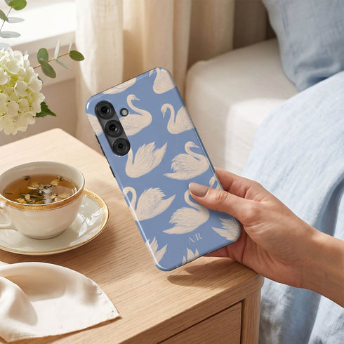 Personalized Swan Lake Galaxy Case