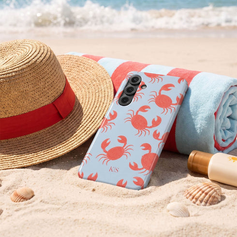 Personalized Dancing Crabs Galaxy Case