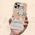 Custom Name Spring Floral Cottagecore iPhone Case