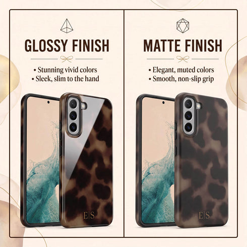 Personalized Amber Tortoise Galaxy Case