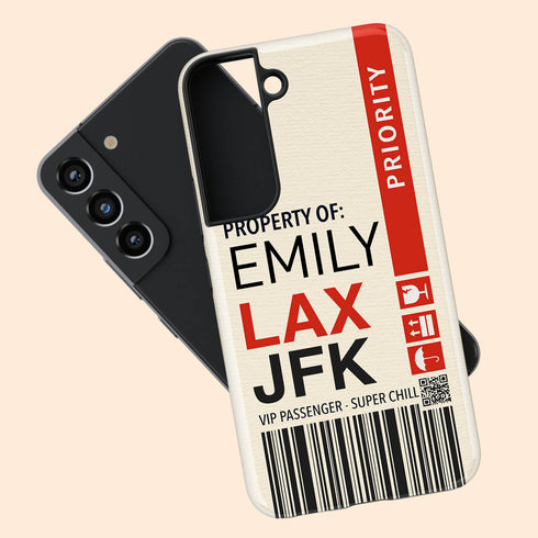 Personalized Travel Luggage Tag Galaxy Case