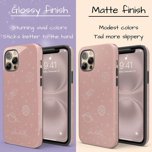 Personalized Pastel Universe Colors iPhone Case