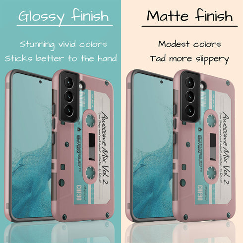 Personalized Retro Audio Cassette Mixtape Galaxy Case