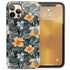Custom Initials Tropical Hibiscus Flowers iPhone Case