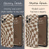 Custom Initials Wavy Groovy Checkerboard iPhone Case