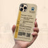 Personalized Urban Metro Ticket iPhone Case