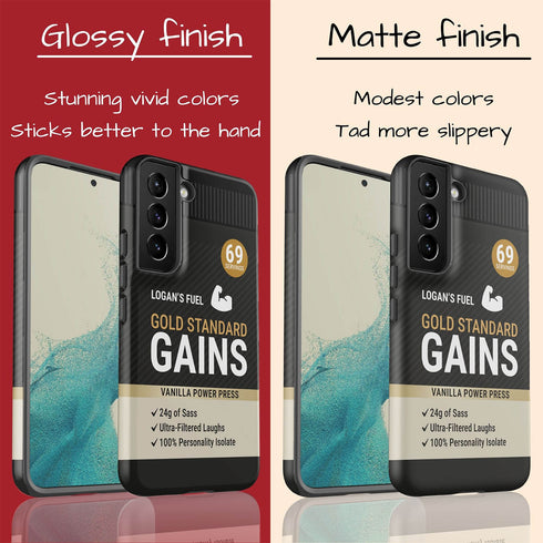 Personalized Gym Rat Protein Powder Galaxy Case