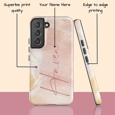 Acrylic Paint Custom Signature Personalized Name Galaxy Case