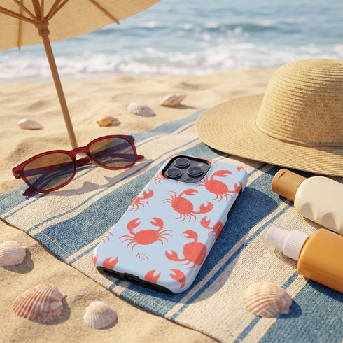 Personalized Dancing Crabs iPhone Case