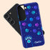 Custom Name Cat Paws Galaxy Case
