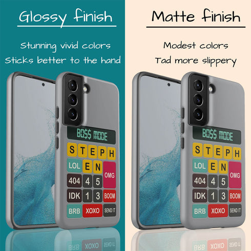 Personalized Retro Calculator Galaxy Case