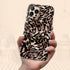 Custom Monogram Initials Fierce Leopard iPhone Case