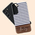 Custom Name Rustic Wood Stripes Galaxy Case