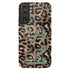 Wild Metallic Leopard 3D Initials Galaxy Case