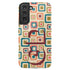 Retro Custom 3D Initials Galaxy Case