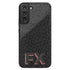 Custom 3D Initials Dark Leopard Galaxy Case - Centered