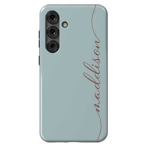 Custom Name Fresh Calligraphy Galaxy Case - Vertical