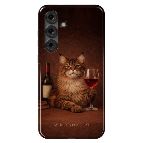 Custom Wine & Whiskers Galaxy Case
