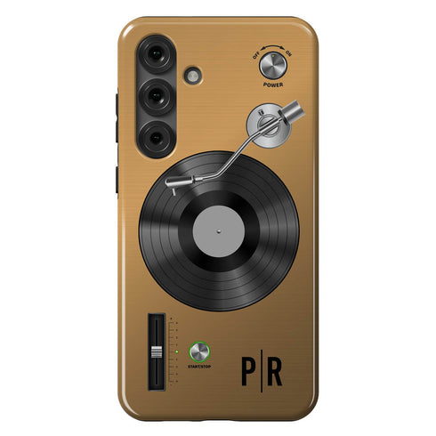 Personalized Classic Vinyl Record Player Galaxy Case