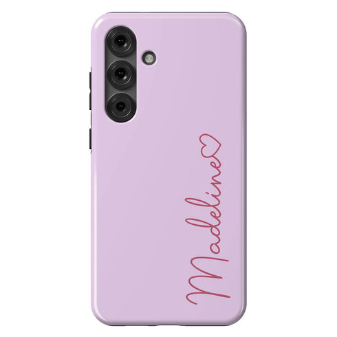 Personalized Cute Vibrant Heart Accent Galaxy Case