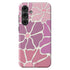 Custom Initials Abstract Flowers Galaxy Case - V2