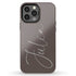 Custom Signature Name Earth Tones iPhone Case - Light