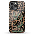 Wild Metallic Leopard 3D Initials iPhone Case