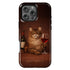 Custom Wine & Whiskers iPhone Case