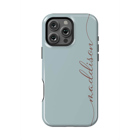 Custom Name Fresh Calligraphy iPhone Case - Vertical