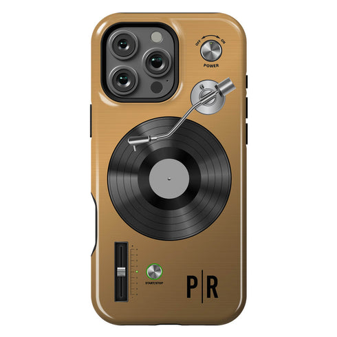 Personalized Classic Vinyl Record Player iPhone Case
